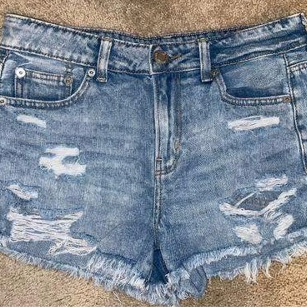 American Eagle Outfitters Light Blue Jean Shorts